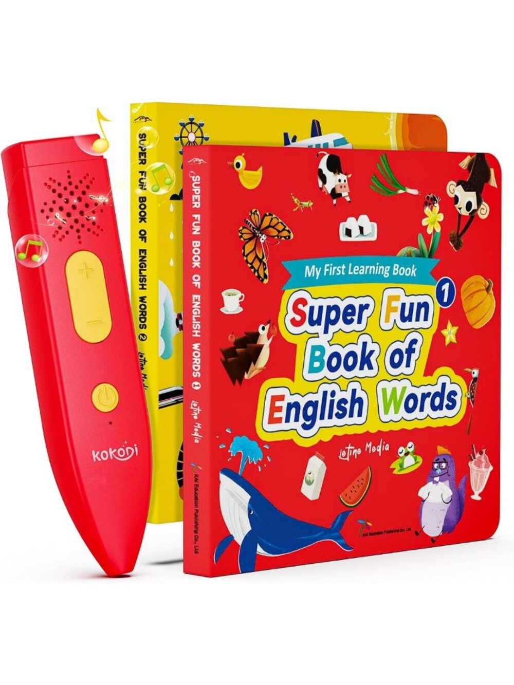 Interactive Talking Pen Book Set - Audio Learning Toys for Kids, Sensory Games